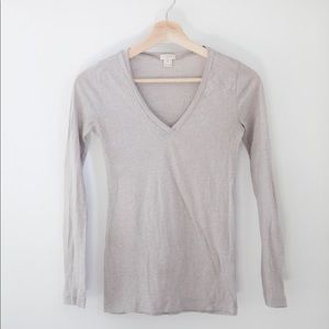 J. Crew Long Sleeve Tissue T-Shirt